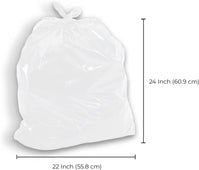 Spartano - Garbage Bags - Regular - White - 22 Spartano - Garbage Bags - Regular - White - 22