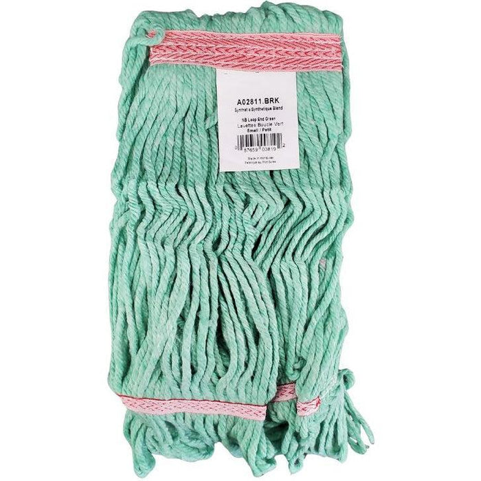 Can-Pro Synthetic Loop-End Mop Head - Green, Small