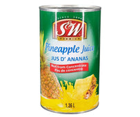 S&W - Pineapple Juice - Canned - 1.36Lt S&W - Pineapple Juice - Canned - 1.36Lt