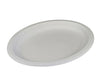 Eco-Craze - 12inch Oval Bagasse Plate - Retail Pack