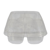 1141 Small Clear 5 Comp Platter Combo 100/Cs 1107-4-225 - H813 1141 Small Clear 5 Comp Platter Combo 100/Cs 1107-4-225 - H813
