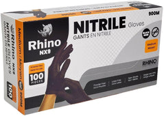 Rhino - NX9 - Black Nitrile Gloves - PF - Medium - 900M Rhino - NX9 - Black Nitrile Gloves - PF - Medium - 900M