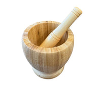 Bamboo Mortar & Pestle - CH-11201 Bamboo Mortar & Pestle - CH-11201