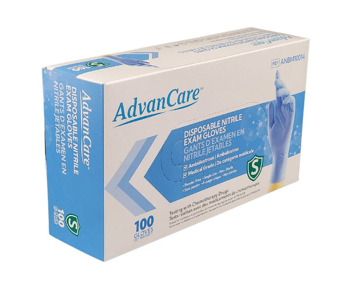 Rhino - NB6 - Blue Nitrile Gloves - Small - 600S