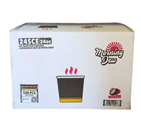 Morning Dew - 24 oz Paper Soup Container - Ebony Print - 24SCE Morning Dew - 24 oz Paper Soup Container - Ebony Print - 24SCE