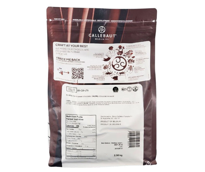Callebaut Dark Chocolate Callets, 811