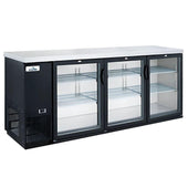 GLACIER - Back Bar Cooler Glass 3 Door 73*24*35 -GBB-73G GLACIER - Back Bar Cooler Glass 3 Door 73*24*35 -GBB-73G