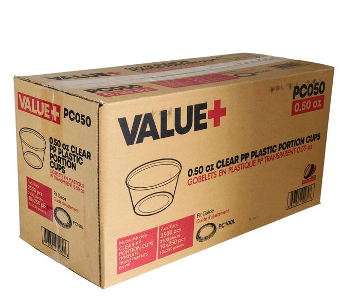 Value+ - 0.5oz PP Portion Cup