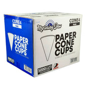 Morning Dew - 4 oz Paper Cone Cup - CONE4 Morning Dew - 4 oz Paper Cone Cup - CONE4