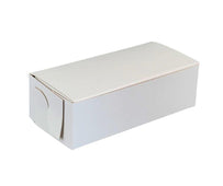 EB - White Cake Boxes - ½ lb - 5½x2.75x1.75 EB - White Cake Boxes - ½ lb - 5½x2.75x1.75