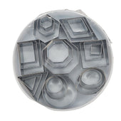 Cookie Cutter Set - 8 Shapes x 3 Sizes Each (.75 to 1.75 Cookie Cutter Set - 8 Shapes x 3 Sizes Each (.75 to 1.75