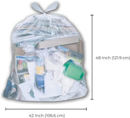 Spartano - Garbage Bags - Strong - Clear - 42 Spartano - Garbage Bags - Strong - Clear - 42