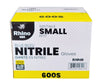 Rhino - NB6 - Blue Nitrile Gloves - Small - 600S