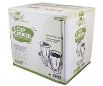 Eco-Craze - 2 Cup Carrying Tray - Retail Pack - R-CT600 Eco-Craze - 2 Cup Carrying Tray - Retail Pack - R-CT600
