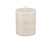 Deco Lite - LED Pillar w/String Lights - 3x3.9 Deco Lite - LED Pillar w/String Lights - 3x3.9