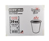 Morning Dew - 20 oz Hot Paper Cups - White - H20W