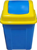 30L Square Waste Bin w/Push Lid - Blue 30L Square Waste Bin w/Push Lid - Blue