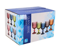 Hobnail Wine Glass 300ml - Blue - XR825 Hobnail Wine Glass 300ml - Blue - XR825
