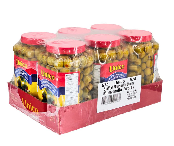 Unico - Olives - Manzanilla - Stuffed - 2Lt