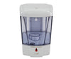 Liquid Soap Dispenser - 700ml - Automatic Sensor - White & Clear - ReQ 4 'AA' Battery