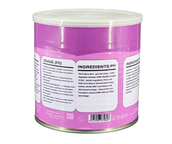 Chocoland - BlackBerry Fruit Fillings 65%