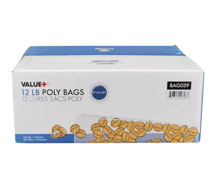 Value+ - Poly Bags - 12 lb