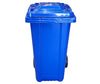 XC - 120L Blue Plastic Recycle Container w/Lid