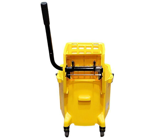 Spartano - 32L Mop Bucket with Side Press Wringer - Yellow - 4937