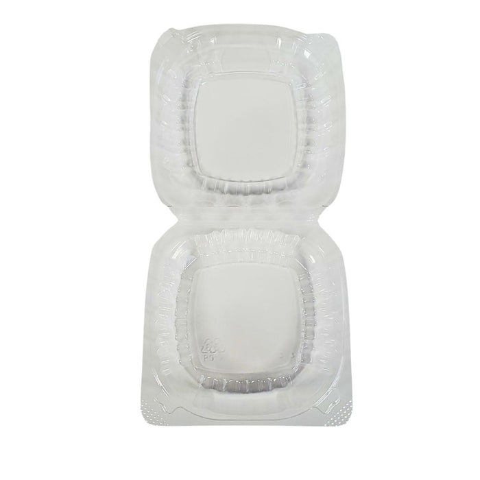 Value+ - Dual Lock - 5in Clear Hinged Containers - CV551