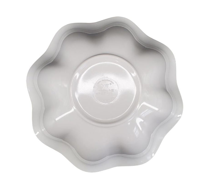 Melamine Flower Bowl - White - 9.8
