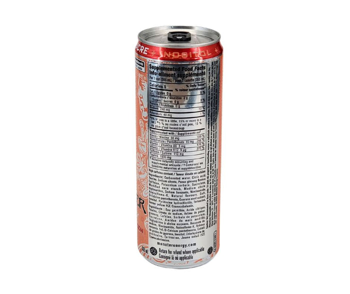 Monster - Zero Ultra Peachy Keen Drink - Cans 8pk