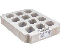 EB - 14 x 10 x 4 - 12 Cupcake Insert Fits Box - White - 5284I EB - 14 x 10 x 4 - 12 Cupcake Insert Fits Box - White - 5284I
