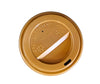 Morning Dew - Dome Sip Lid for 10-24oz Hot Paper Cups - Gold - 10DL-G