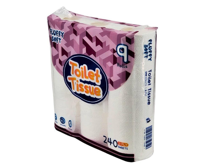 Fluffy Soft -Toilet Tissue - 2 ply - White