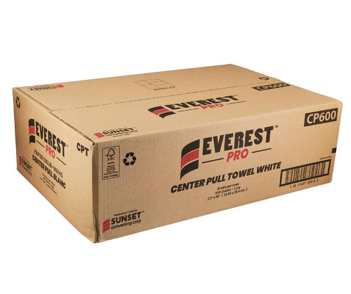 Everest Pro - Paper Hand Towel - Center Pull - White - CP600