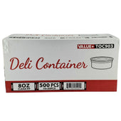 Value+ - 8oz Clear PP Deli Container Value+ - 8oz Clear PP Deli Container