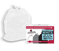 Spartano - Garbage Bags - Regular - White - 24 Spartano - Garbage Bags - Regular - White - 24