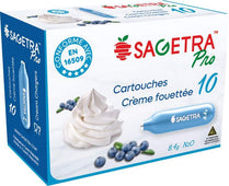 Sagetra - N2O Cartridges - 8 Grams (10 Pack) Sagetra - N2O Cartridges - 8 Grams (10 Pack)