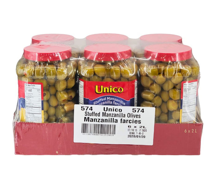 Unico - Olives - Manzanilla - Stuffed - 2Lt
