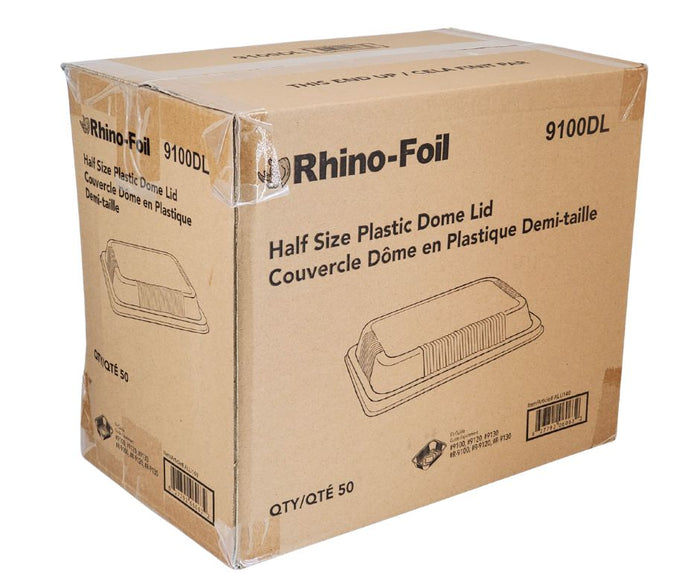 Rhino - Half Size - Plastic Dome Lid for Aluminum Steam Pan