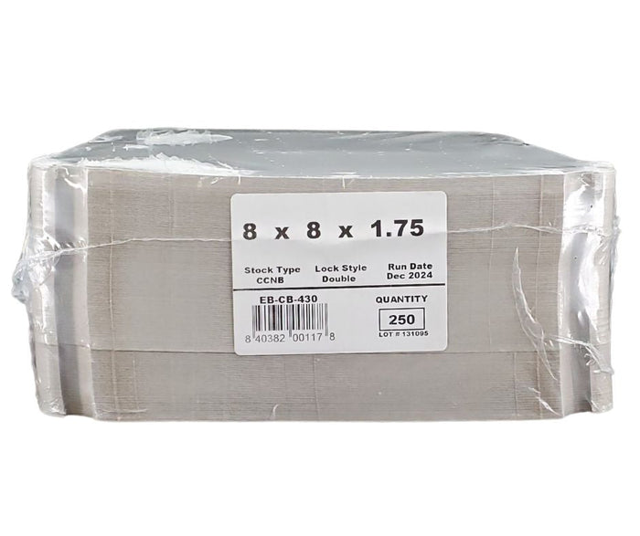 EB - White Cake Boxes - 8x8x1¾