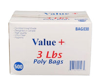 Value+ - Poly Bags - 3 lb Value+ - Poly Bags - 3 lb