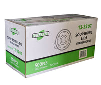 CLR - Eco-Craze - 12-32oz PP Soup Cup Lid CLR - Eco-Craze - 12-32oz PP Soup Cup Lid