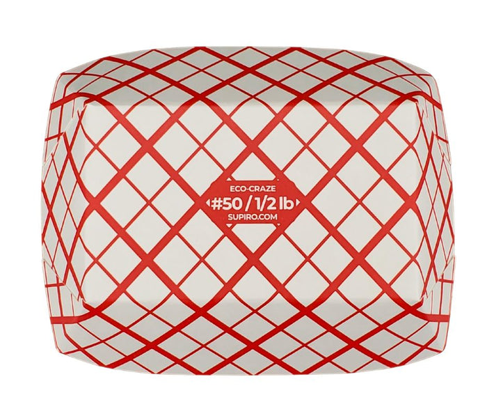 Eco-Craze - Food Trays - 1/2 lb - #50