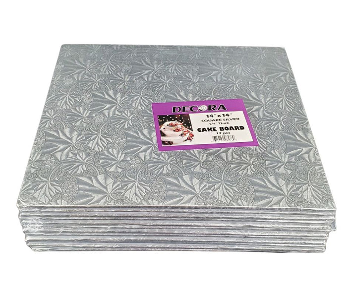 CLR - Decora - Cake Board - Square - 14x14x1/4