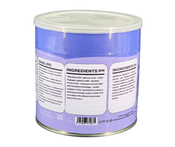 Chocoland - BlueBerry Fruit Filling 55%