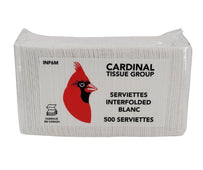 XC - Cardinal Tissue - Dispenser Napkins - Interfold - White XC - Cardinal Tissue - Dispenser Napkins - Interfold - White