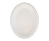 Eco-Craze - 12inch Oval Bagasse Plate - Retail Pack