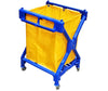 X-Frame - Laundry Cart - Blue Plastic Frame - Yellow Plastic Bag - Y1508