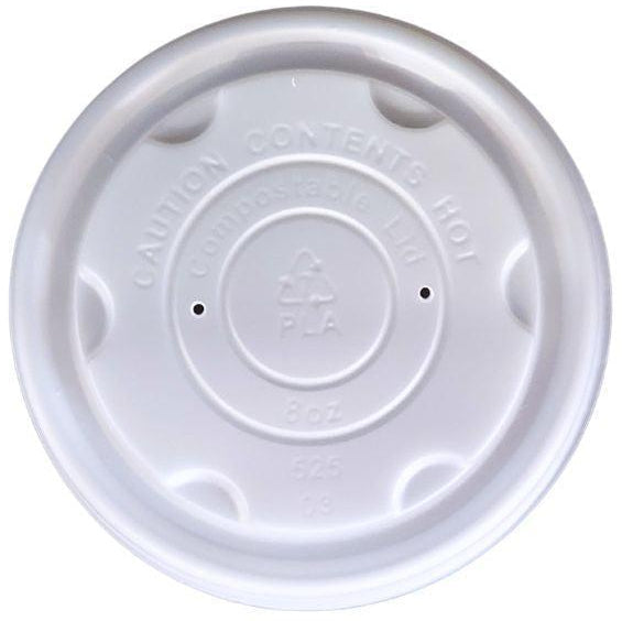 Eco-Craze Translucent PLA Soup Bowl Lids - 8oz